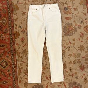 Madewell Perfect Vintage Jean Size 26 in Tile White